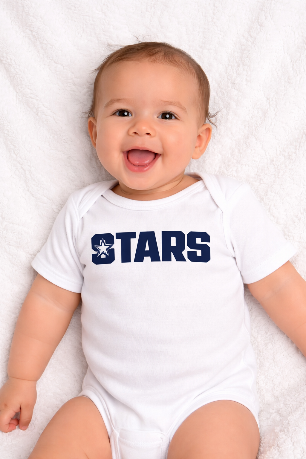 Baby jersey bodysuit