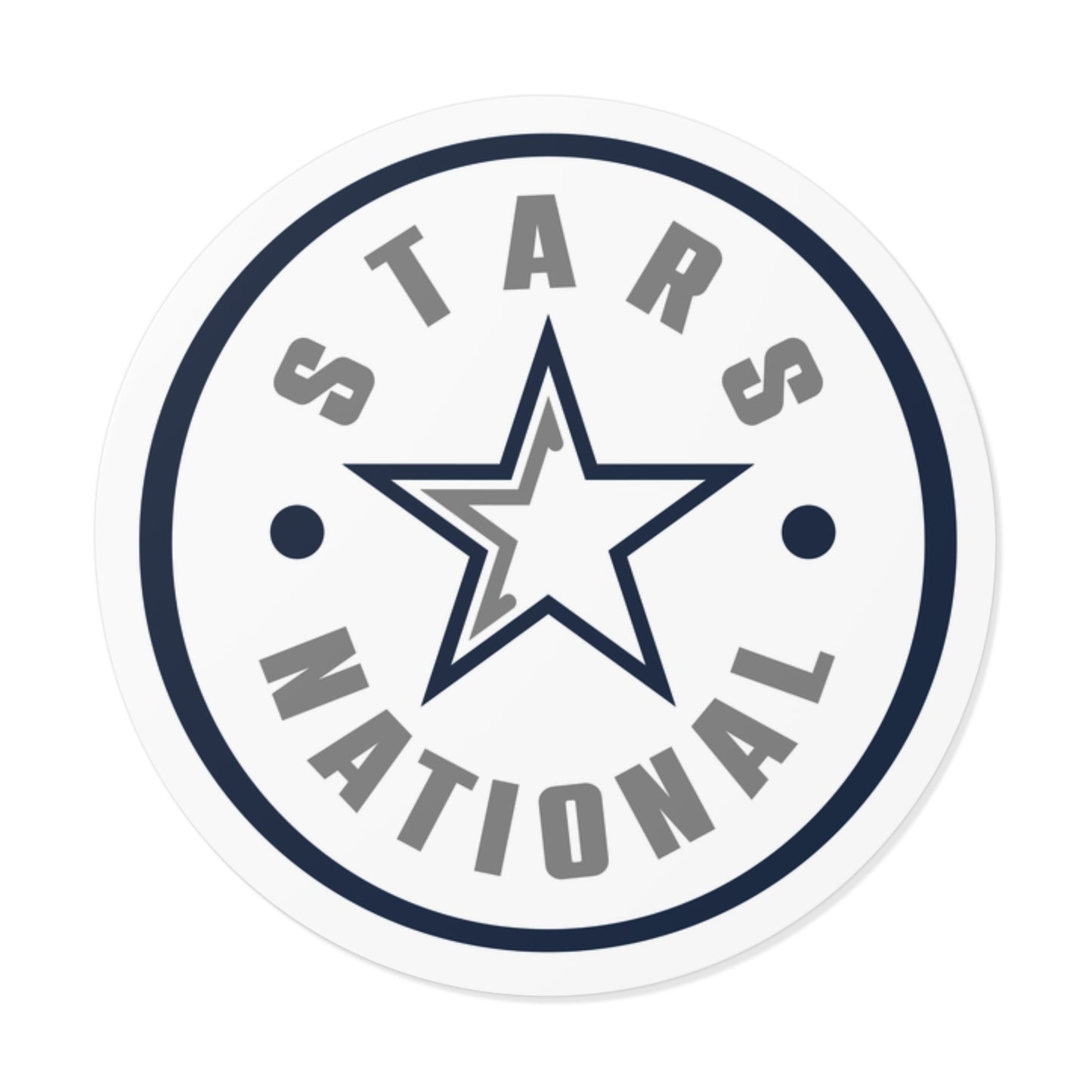 Stickers: Round Vinyl Stickers (NATIONAL)
