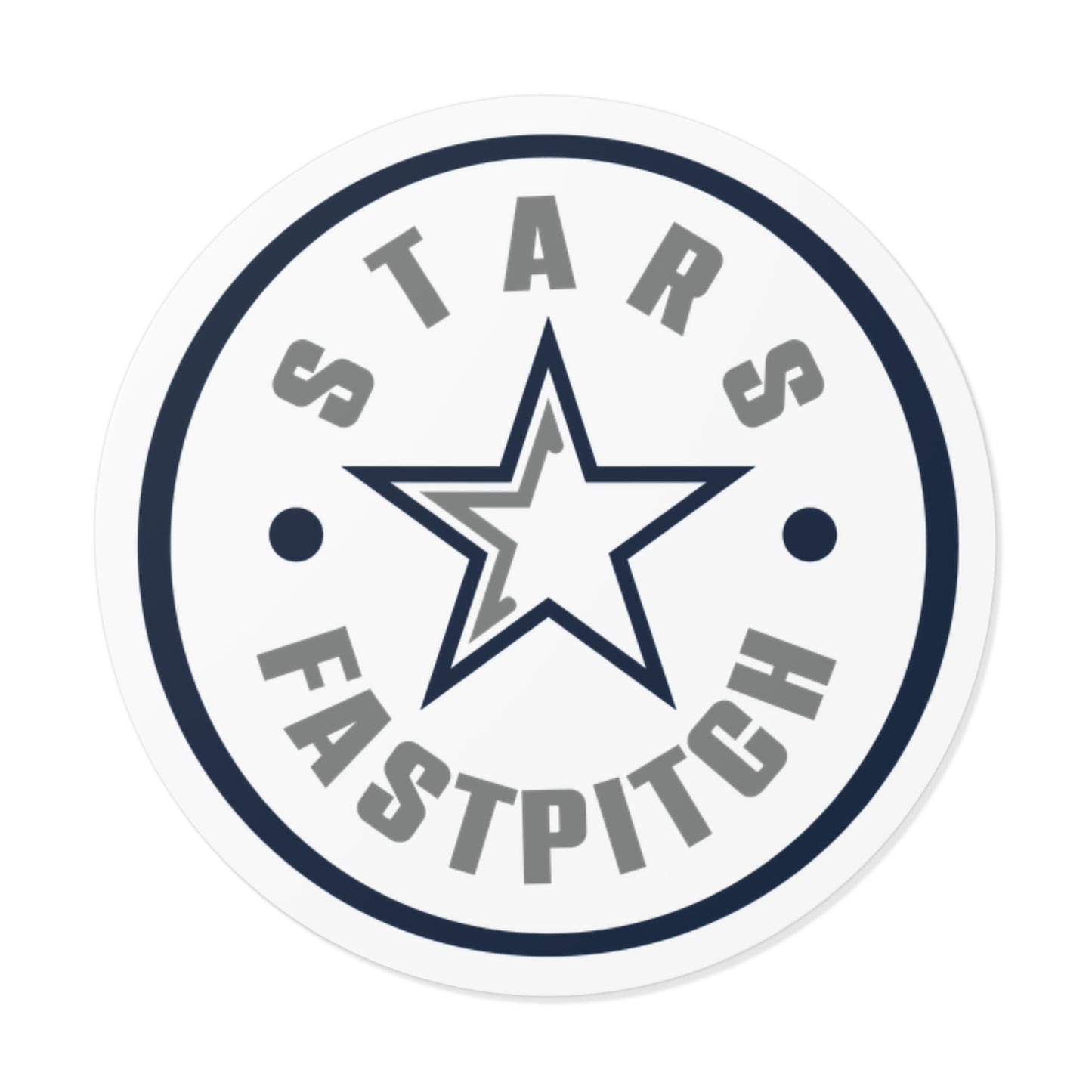 Stickers: Round Vinyl (FASTPITCH)