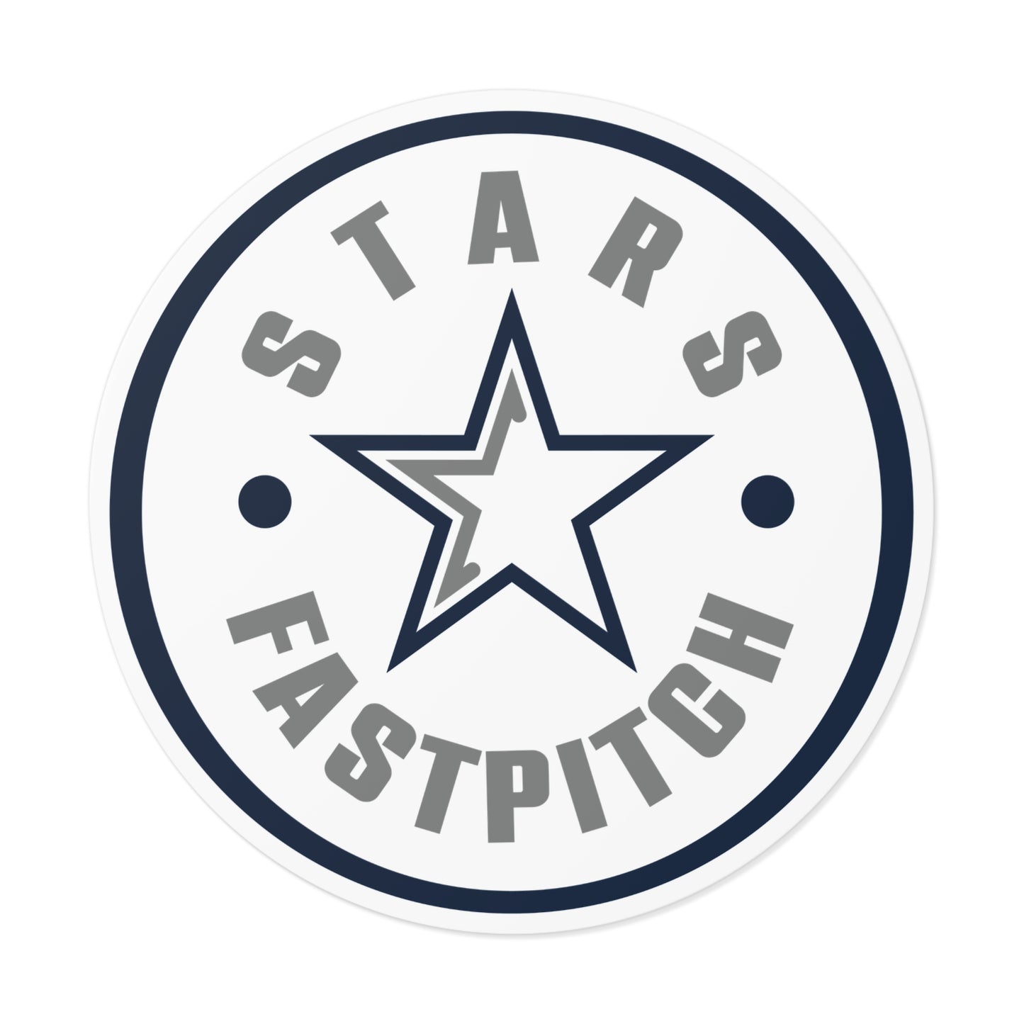 Stickers: Round Vinyl (FASTPITCH)