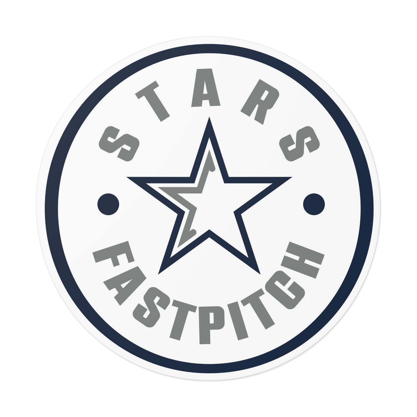 Stickers: Round Vinyl (FASTPITCH)