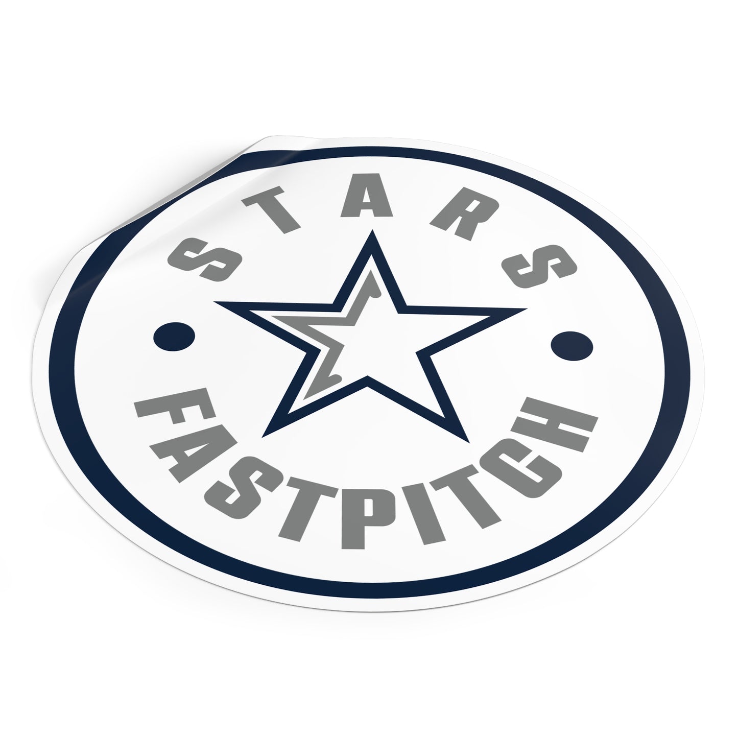 Stickers: Round Vinyl (FASTPITCH)