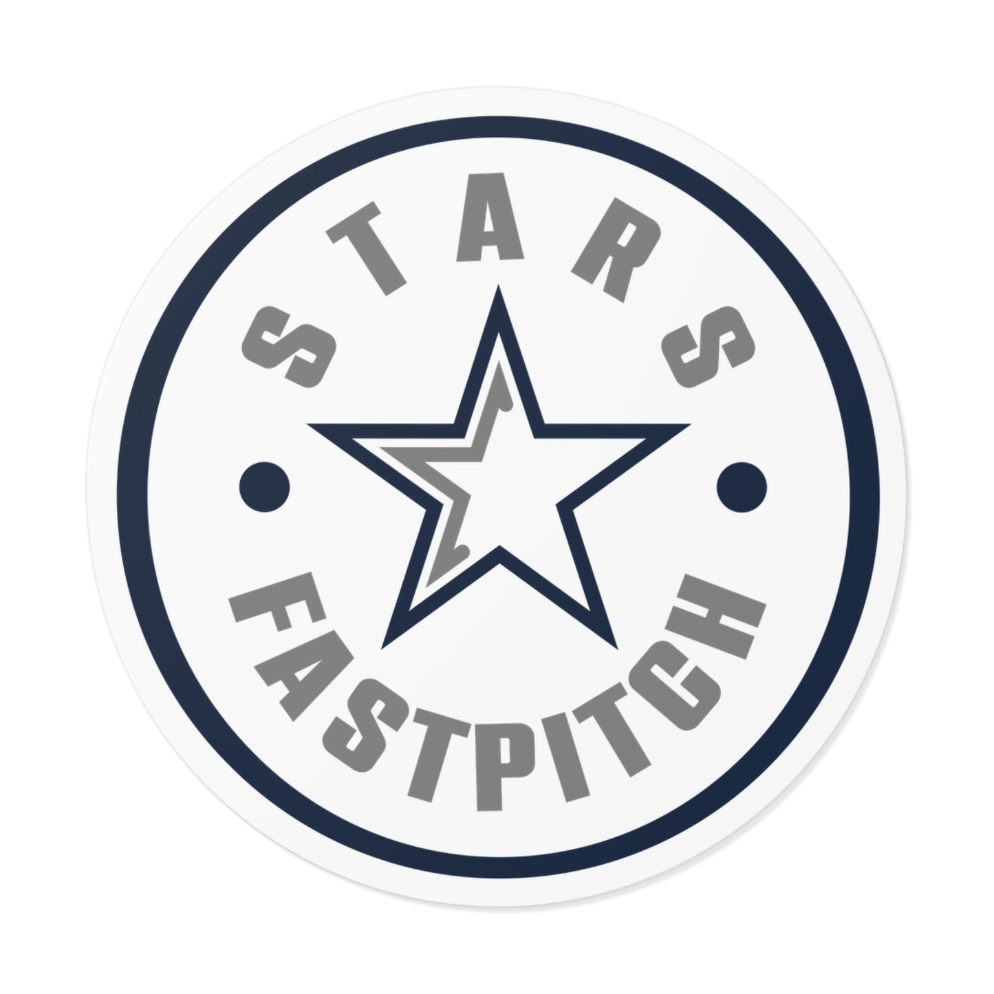 Stickers: Round Vinyl (FASTPITCH)