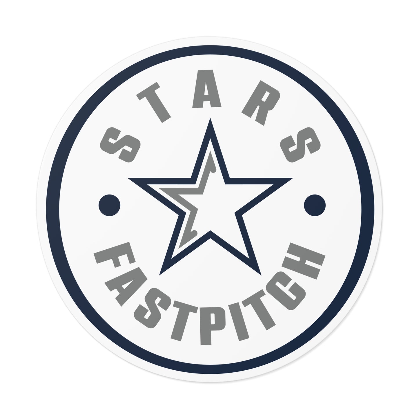 Stickers: Round Vinyl (FASTPITCH)