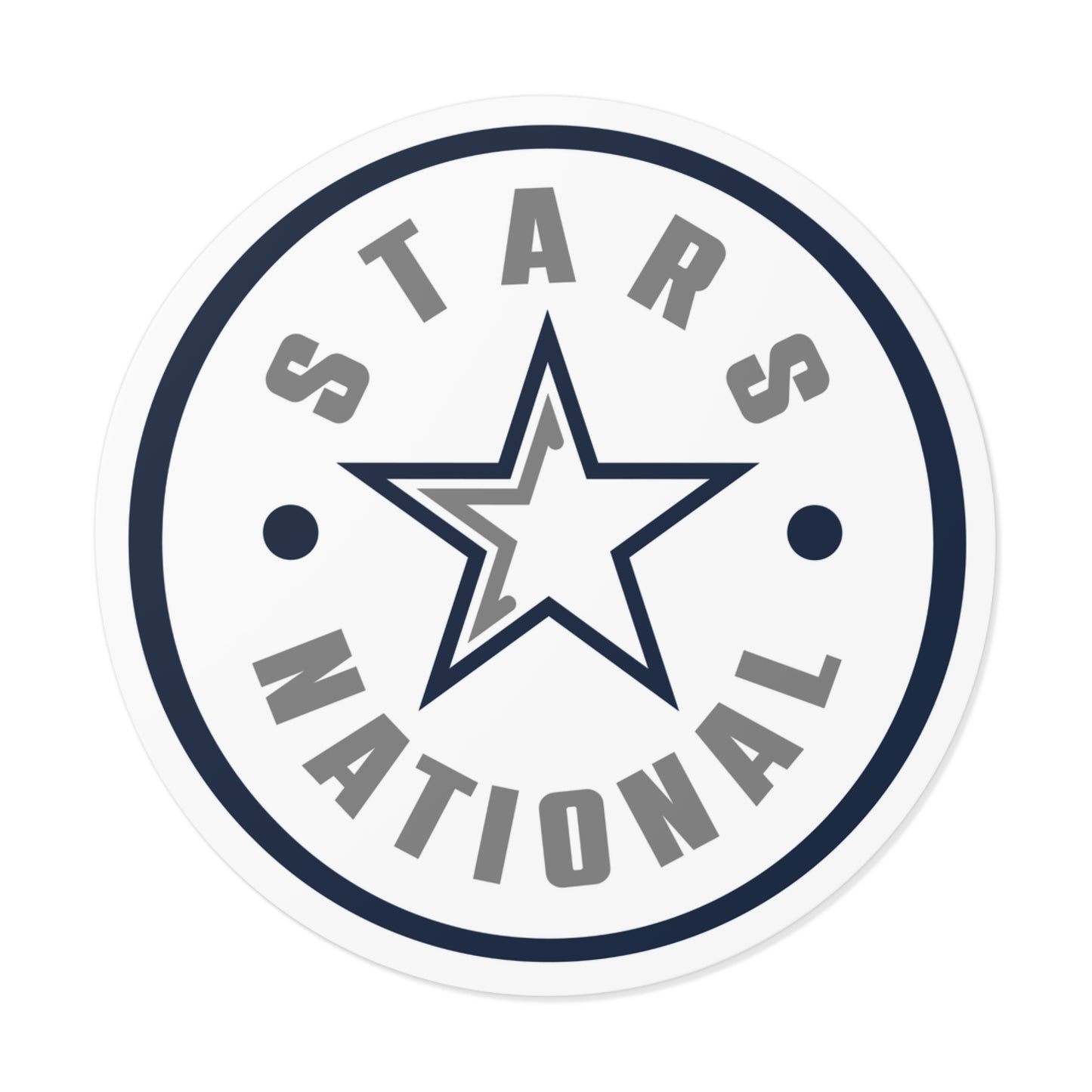 Stickers: Round Vinyl Stickers (NATIONAL)