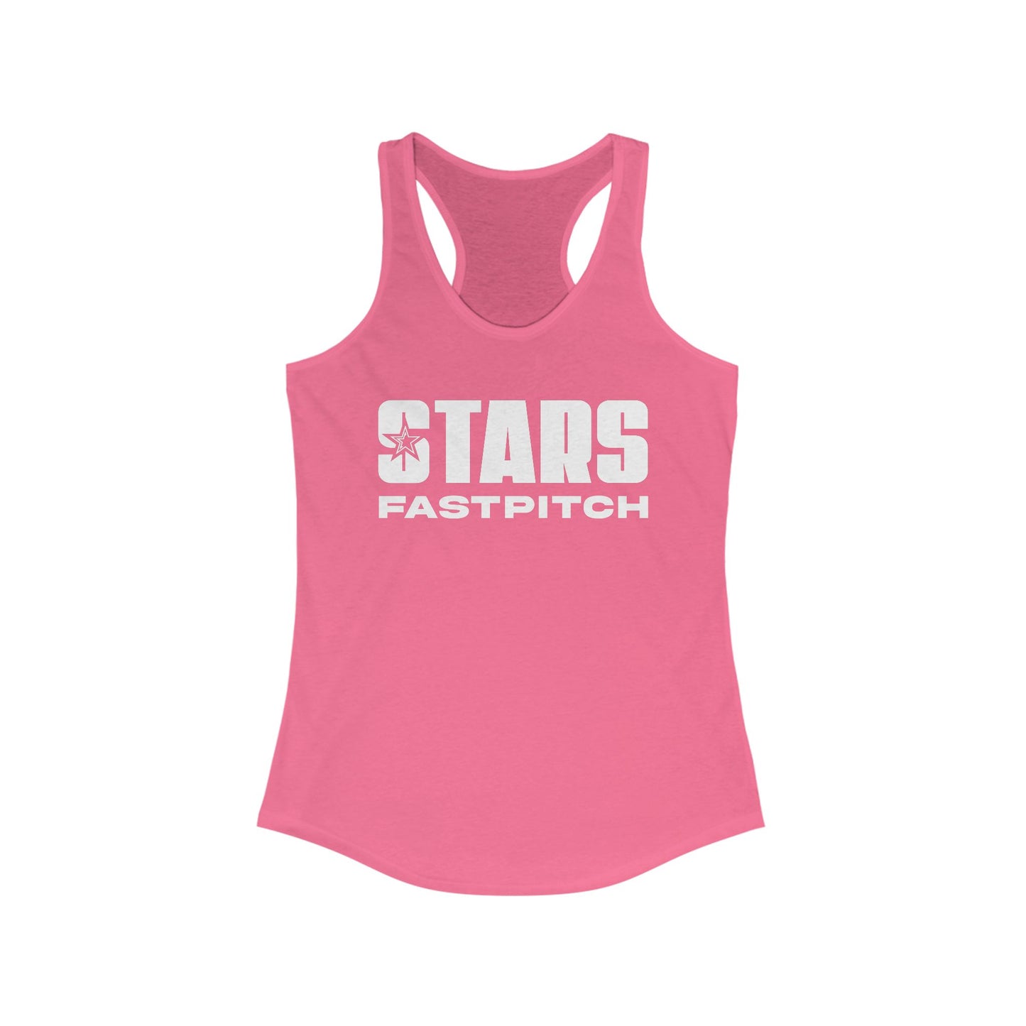 Women's Stars Fastpitch Racerback Tank Top
