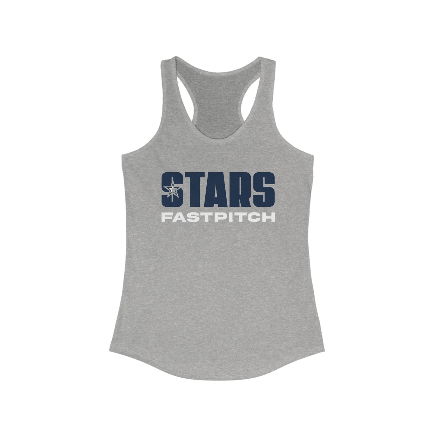 Women's Stars Fastpitch Racerback Tank Top