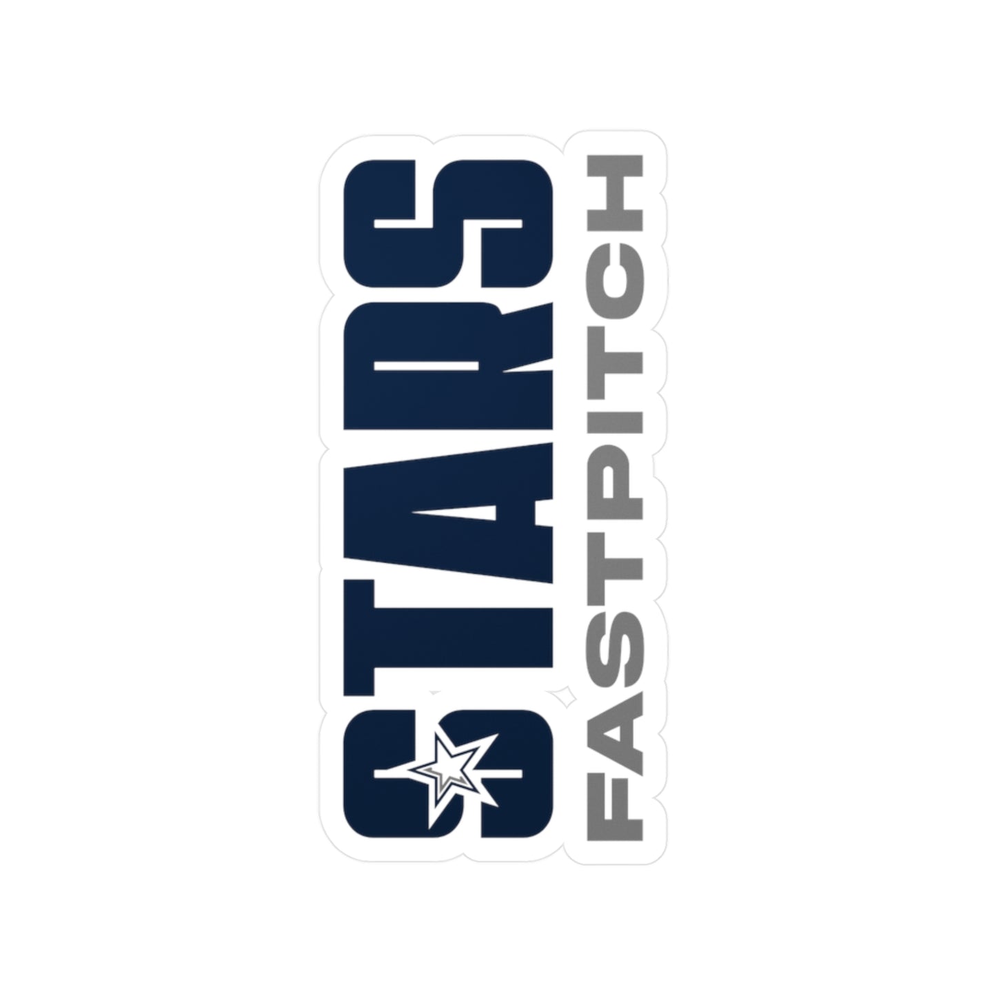 Sticker: Kiss-Cut Vinyl Decals (FASTPITCH)