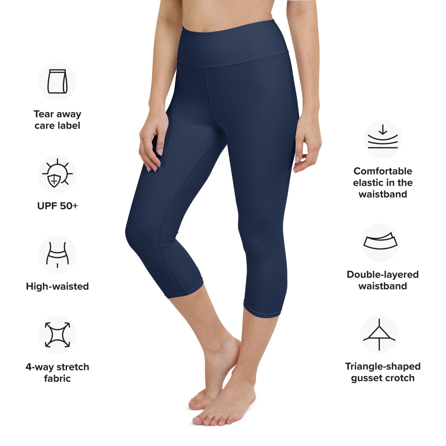 Pants: Yoga Leggings - Capri
