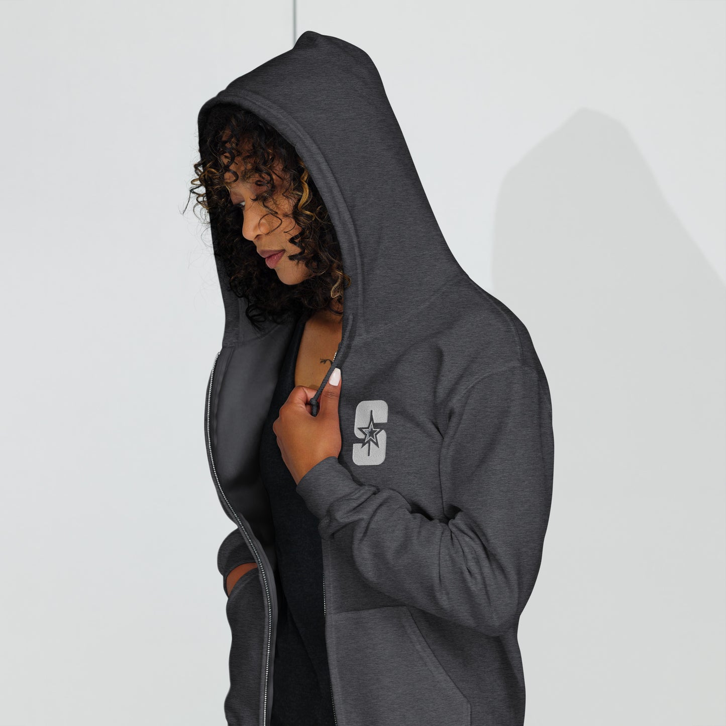 Sweatshirt: Zip Up Hoodie Unisex - Heavy Blend