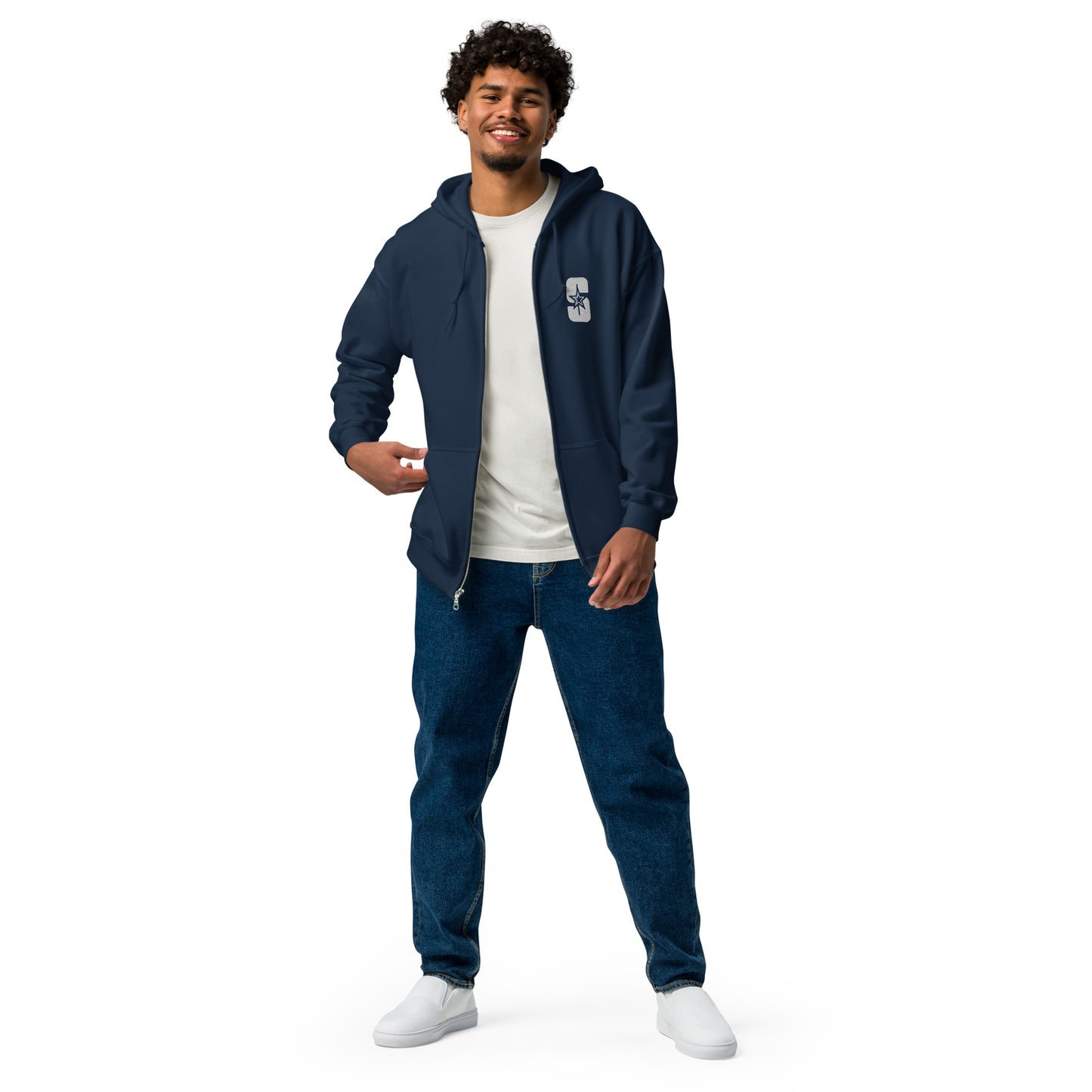 Sweatshirt: Zip Up Hoodie Unisex - Heavy Blend
