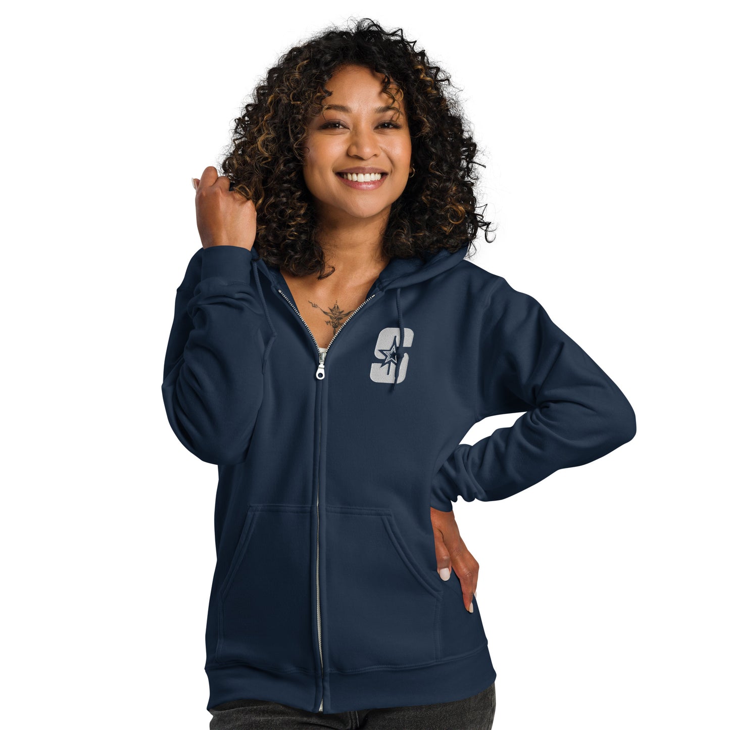 Sweatshirt: Zip Up Hoodie Unisex - Heavy Blend