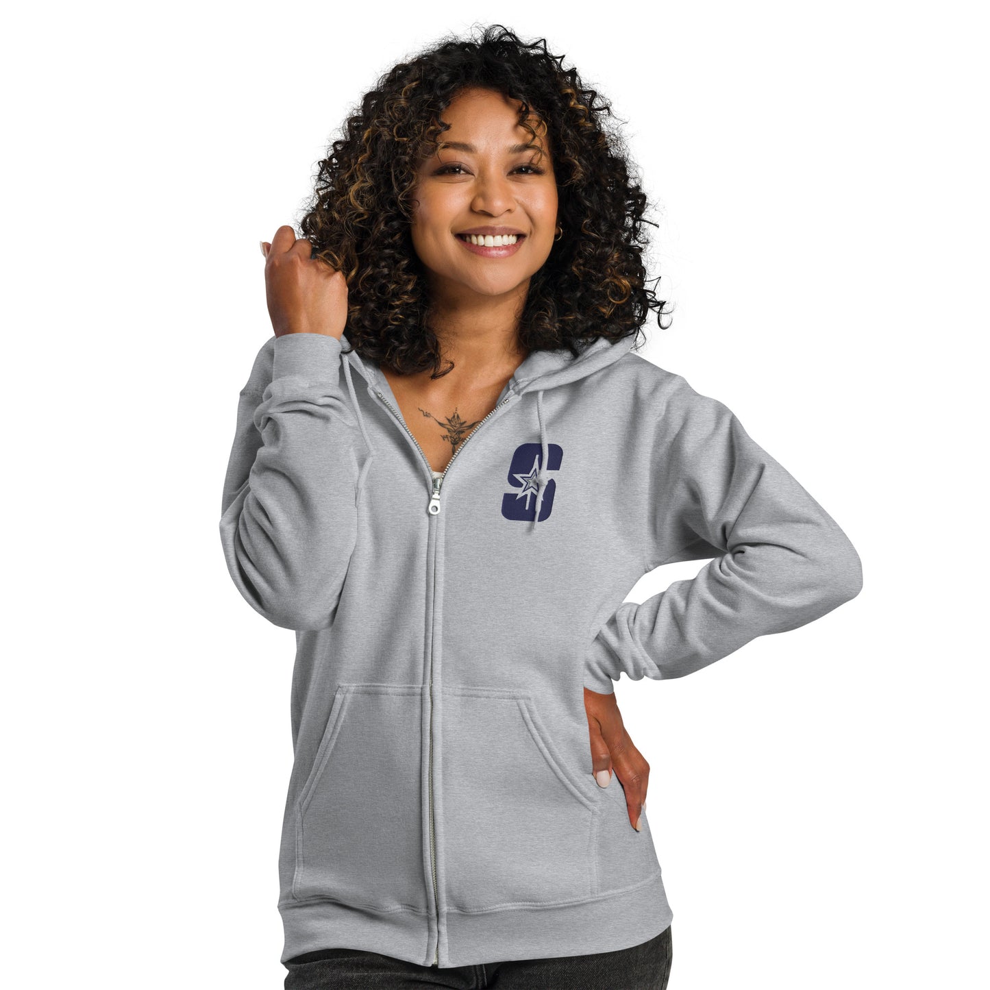 Sweatshirt: Zip Up Hoodie Unisex - Heavy Blend