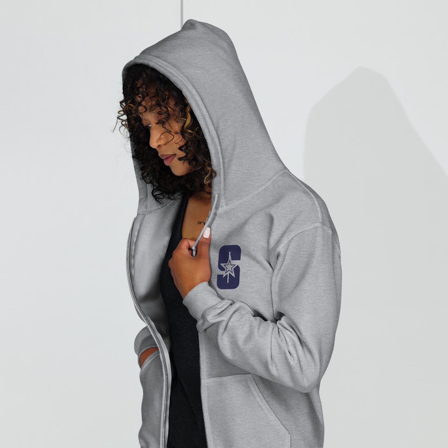 Sweatshirt: Zip Up Hoodie Unisex - Heavy Blend
