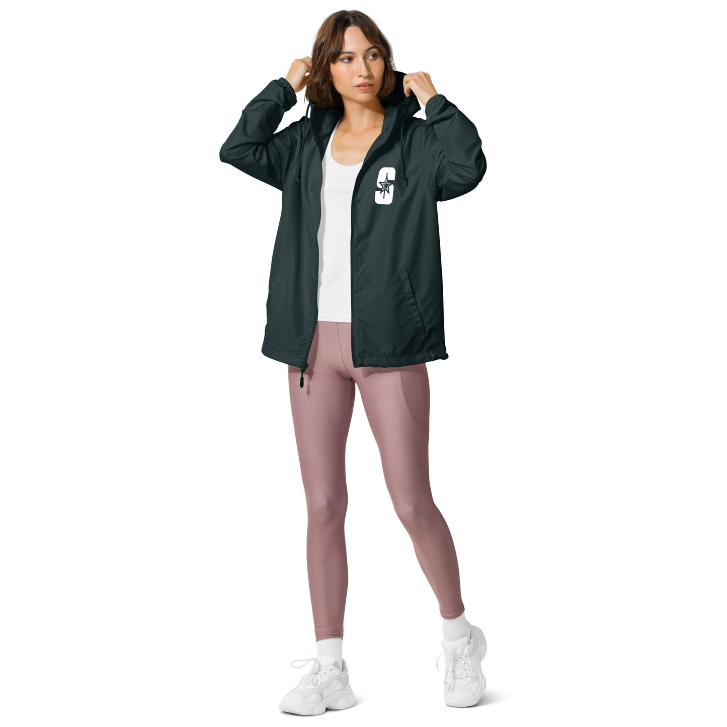 JACKET: Water-Resistant Lightweight Zip Up Windbreaker - Unisex