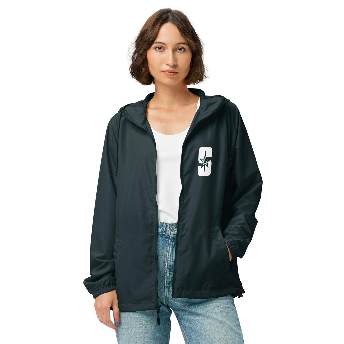 JACKET: Water-Resistant Lightweight Zip Up Windbreaker - Unisex