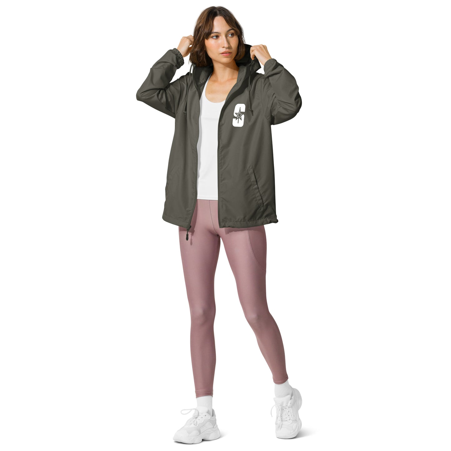JACKET: Water-Resistant Lightweight Zip Up Windbreaker - Unisex